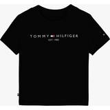 Black T-shirts Children's Clothing Tommy Hilfiger Essential Logo T Shirt - Black (KN0KN01293)