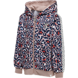 Leopard Hoodies Children's Clothing Hummel Leonora Zip Jacket - Woodrose (213541-4852)