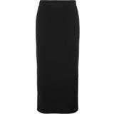 Midi Skirts Pieces Kylie Skirt - Black