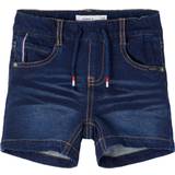 9-12M Trousers Name It Ryan Shorts - Dark Blue Denim (13197406)
