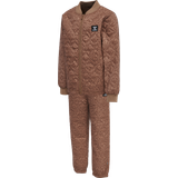 Elastic Cuffs Winter Sets Children's Clothing Hummel Sobi Thermo Set - Copper Brown (213414-6113)