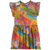 Silk Dresses Stella McCartney Printed Cotton & Silk Dress - Multicolor