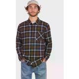 Volcom Caden Plaid Flannel Shirt wren