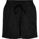 Jacqueline de Yong Women Trousers & Shorts Jacqueline de Yong JDY – jersey-shorts med knytning midjan-Svart/a