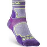 Bridgedale Women Socks Bridgedale Ultralight T2 Coolmax Sport 3/4 Crew Socks Women - Purple