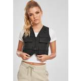 Urban Classics Women Vests Urban Classics Ladies Short Tactical Vest (Black, 5XL)