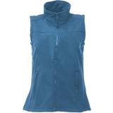 Red - Women Vests Regatta Womens/ladies Flux Softshell Bodywarmer Sleeveless Jacket (water Repellent &