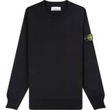 Jumpers Stone Island Soft Cotton Crew Sweater - Black