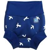 Blue Swimwear Splash About Happy Nappy - White Birds