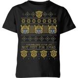 Bumblebee Classic Ugly Knit Kids' Christmas T-Shirt 11-12