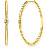 Thomas Sabo Royalty Hoop Earrings - Gold/Multicolour