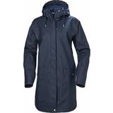 Women Rain Jackets & Rain Coats Helly Hansen W Moss Raincoat - Dark Blue