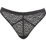 Figleaves Knickers Figleaves Pimlico Thong - Black Leopard
