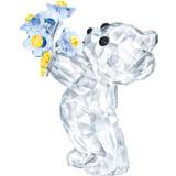 Swarovski Kris Bear Forget- me-not Figurine 4.5cm