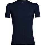 Nylon Tops Icebreaker Anatomica Short Sleeve Crewe T-shirt Men - Midnight Navy