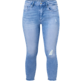 Green - Women Jeans Only Carmakoma Jeans carWilly Life Reg Sk Ankle Raw Rea434