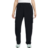 Nike Nylon Trousers Nike Sportswear Essential Women's High-Rise Woven Cargo Trousers - Black/White