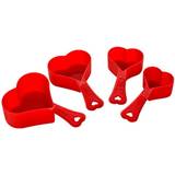 Premier Housewares Measuring Cups Premier Housewares Red Heart Set of 4 Measuring Cup