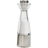CrushGrind T&G Stockholm Brushed Stainless Steel and Acrylic Salt Mill Spice Mill