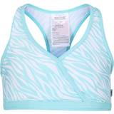Polyester Bikini Tops Regatta Girls Hosanna Zebra Print Bikini Top (Aruba Blue) 15-16Y