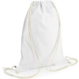 BagBase Sublimation Gymsac Drawstring Bag (5 Litres) (Pack of 2) (One Size) (White)