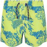 Multicoloured Swimwear Regatta Boys Skander II Coral Swim Shorts (Bright Kiwi) 11-12Y