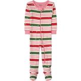 Hatley Night Garments Hatley Striped Footed Baby Body All ones