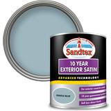 Sandtex Exterior 10 Year Satin Paint Gentle Blue 750ml