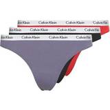 Calvin Klein Carousel Thongs 3-pack - Tuscan Terracotta/Lilac Bud/Black