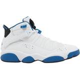 Quick Lacing System Basketball Shoes Nike Jordan 6 Rings M - White/Black/Dark Marina Blue/White