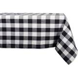 Design Imports Buffalo Tablecloth Black (132.08x132.08cm)