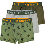 Yellow Boxer Shorts Name It Boxer 3-pack - Olive Night (13199499)