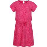 Pink Dresses Children's Clothing Regatta Childrens/Kids Catrinel Animal Print Casual Dress (11-12 Years) (Pink Fusion)