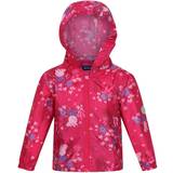 Multicoloured Rainwear Regatta Childrens/Kids Peppa Pig Packaway Waterproof Jacket (18-24 Months) (Raspberry Radiance)