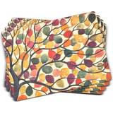 Rectangular Coasters Pimpernel Dancing Branches Placemats, Set of 4 Coaster