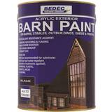 Black Acrylic Paints Bedec Barn Paint Matt Black 5L