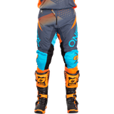 O'Neal Element Factor Cross Pants Men - Gray/Orange/Blue