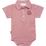 Garb Infant Scarlet/White Ohio State Buckeyes Carson Striped Short Sleeve Bodysuit