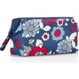 Reisenthel Travelcosmetic Strong, Robust and Practical Travel Cosmetic Bag, Hand Strap, Water-Repellent Material, Florist Indigo, Modern