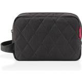 Reisenthel Cosmeticpouch M Rhombus Black Toiletry Bag for Cosmetics, Charging Cables and Personal Items, Rhombus Black, M, Toiletry Bag in Unisex Look