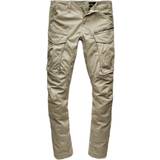 Cargo Trousers - Elastane/Lycra/Spandex G-Star Zip 3D Straight Tapered Pant - Dune