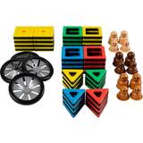 Cities Construction Kits Polydron Magnetic Building Blocks & Wheels