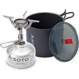 SOTO New River Pot & Amicus Stove (Without Igniter) Combo Set