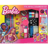 Barbie Stickers Barbie Foil Reveal Scrapbook Set