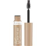 Rimmel Eyebrow Gels Rimmel London Brow This Way Brow Styling Gel with Argan Oil, Tames and Sets Brows, Blonde, 5 ml