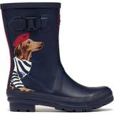 44 ½ Wellingtons Joules Molly - Navy Sausage Dog