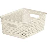 White plastic storage box Curver My Style Basket 35.4cm