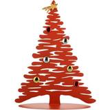 Alessi Christmas Decorations Alessi Bark Steel Red 45cm Christmas Tree Ornament