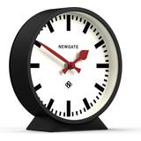 Newgate Table Clocks Newgate M Mantel Railway Clock, Black Table Clock