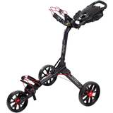 Red Golf Trolleys Bag Boy Nitron Push Cart